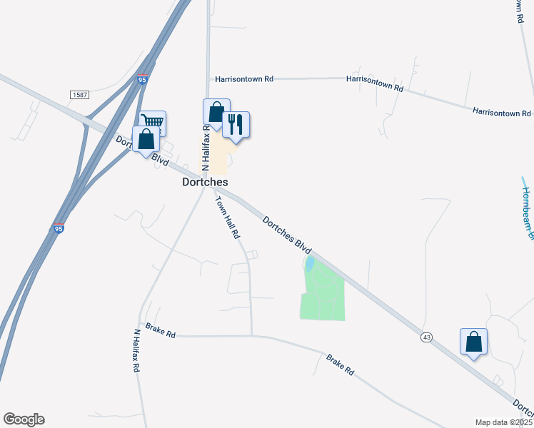map of restaurants, bars, coffee shops, grocery stores, and more near 4655 Dortches Boulevard in Rocky Mount