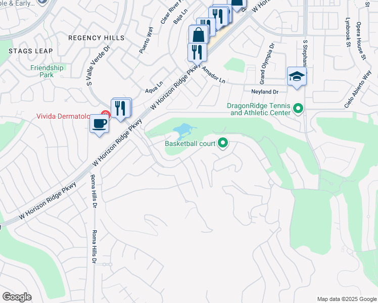 map of restaurants, bars, coffee shops, grocery stores, and more near 1524 MacDonald Ranch Dr in Henderson
