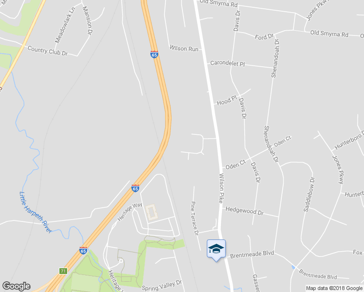 map of restaurants, bars, coffee shops, grocery stores, and more near 763 Rolling Fork Drive in Brentwood