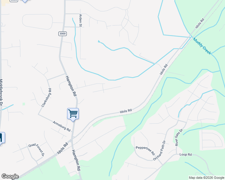 map of restaurants, bars, coffee shops, grocery stores, and more near 4515 Jasper Ridge Drive in Clemmons