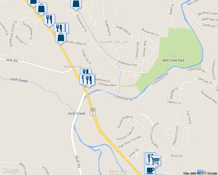 map of restaurants, bars, coffee shops, grocery stores, and more near 8212 Lenox Creekside Drive in Nashville