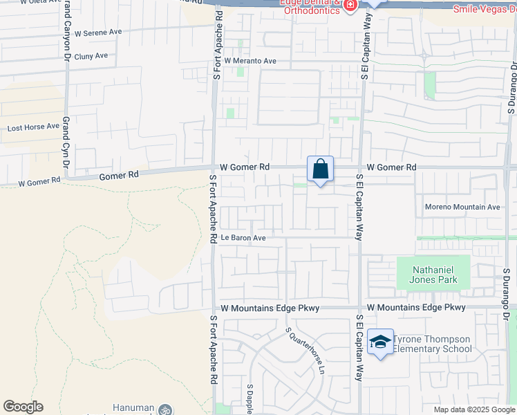 map of restaurants, bars, coffee shops, grocery stores, and more near 9822 Opal Bridge Court in Las Vegas