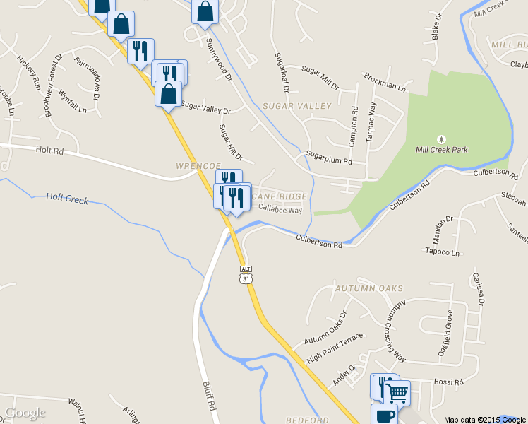 map of restaurants, bars, coffee shops, grocery stores, and more near 8511 Burnham Lane in Nashville