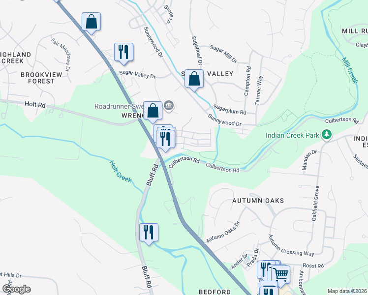 map of restaurants, bars, coffee shops, grocery stores, and more near 8511 Burnham Lane in Nashville