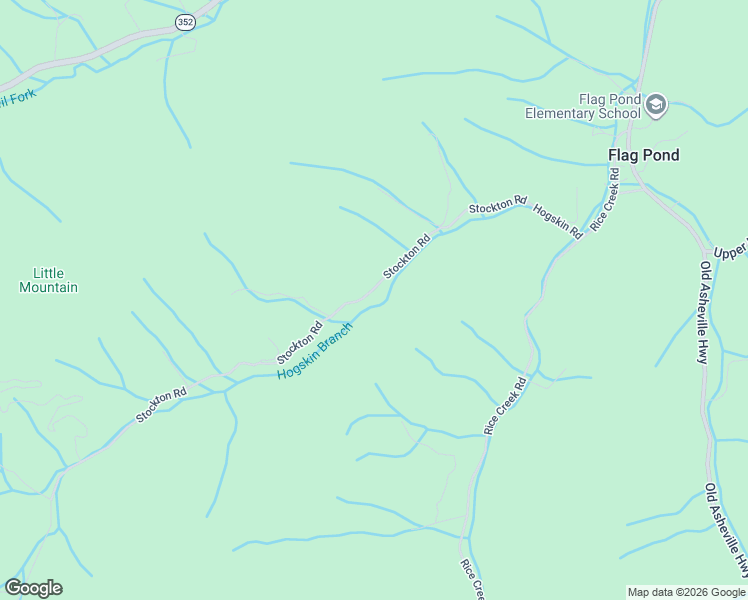 map of restaurants, bars, coffee shops, grocery stores, and more near 786 Stockton Road in Flag Pond
