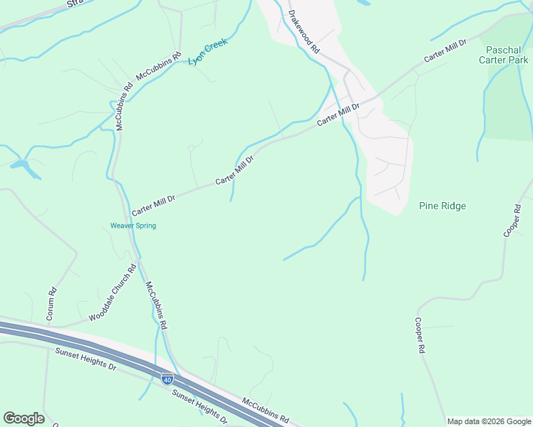 map of restaurants, bars, coffee shops, grocery stores, and more near 8553 Carter Mill Drive in Strawberry Plains