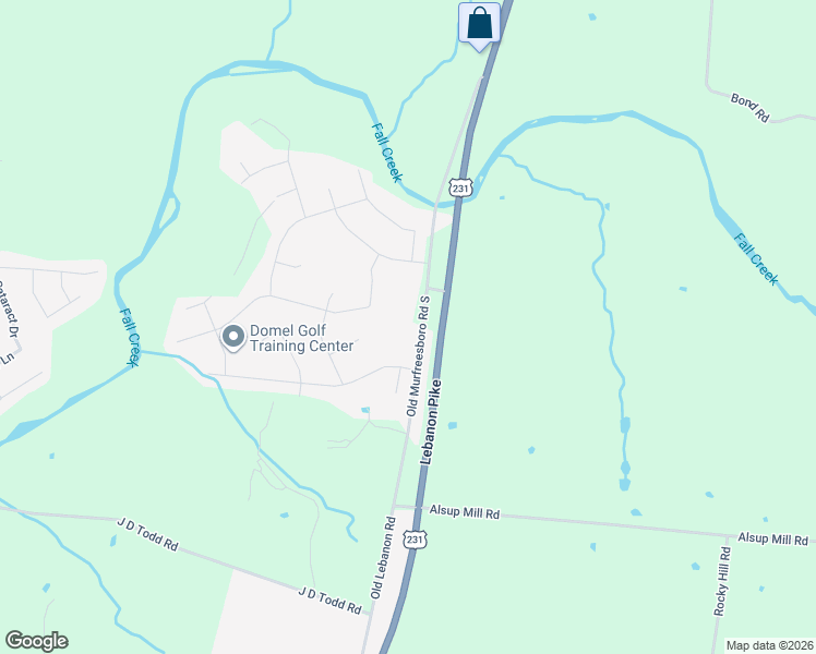 map of restaurants, bars, coffee shops, grocery stores, and more near 10955 Old Lebanon Road in Murfreesboro
