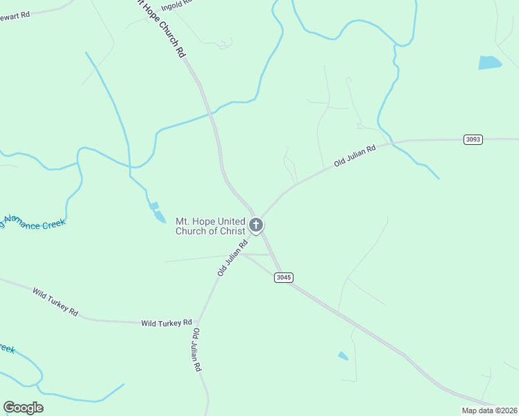 map of restaurants, bars, coffee shops, grocery stores, and more near 2377 Mount Hope Church Road in Whitsett