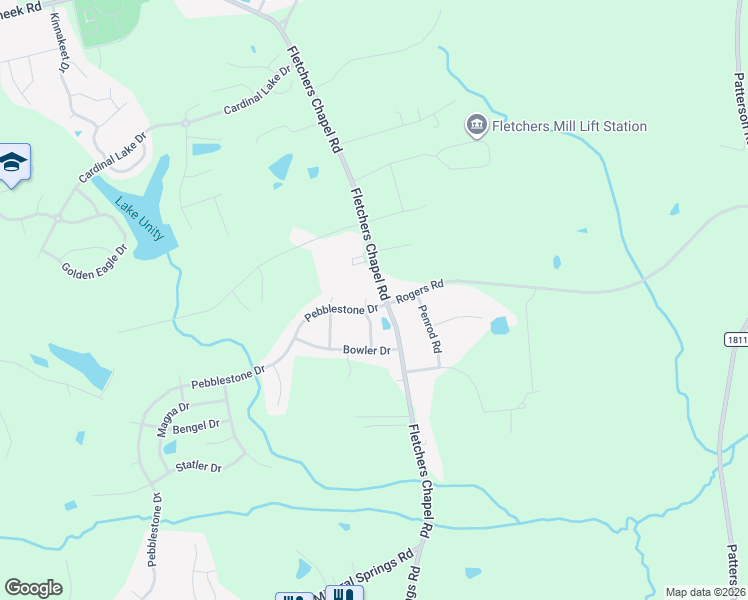 map of restaurants, bars, coffee shops, grocery stores, and more near 604 Cove Hollow Drive in Durham