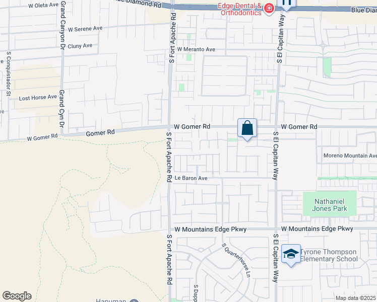 map of restaurants, bars, coffee shops, grocery stores, and more near 9325 Fitzwilliam Avenue in Las Vegas