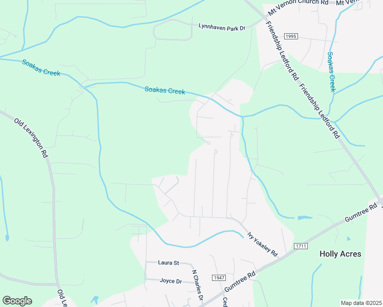 map of restaurants, bars, coffee shops, grocery stores, and more near 363 Brencomb Drive in Winston-Salem