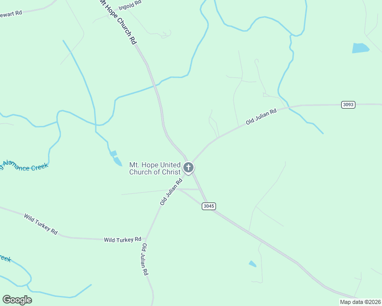 map of restaurants, bars, coffee shops, grocery stores, and more near 2377 Mount Hope Church Road in Whitsett