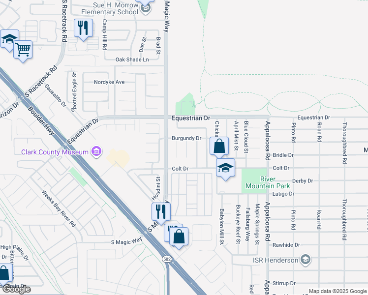 map of restaurants, bars, coffee shops, grocery stores, and more near 1930 Red Sand Court in Henderson
