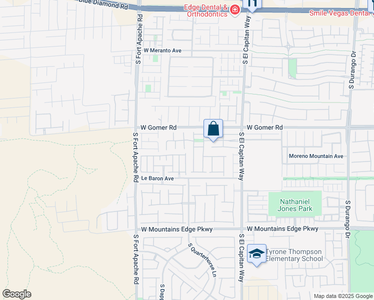 map of restaurants, bars, coffee shops, grocery stores, and more near 9798 Pan Falls Street in Las Vegas