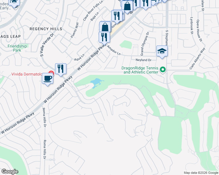 map of restaurants, bars, coffee shops, grocery stores, and more near 1512 Macdonald Ranch Drive in Henderson