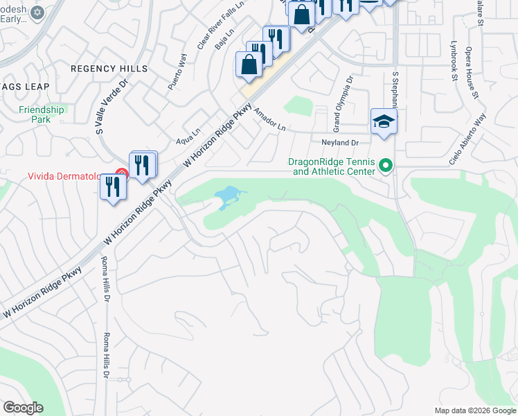 map of restaurants, bars, coffee shops, grocery stores, and more near 1508 Macdonald Ranch Drive in Henderson