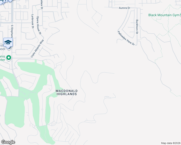 map of restaurants, bars, coffee shops, grocery stores, and more near Cityview Ridge Drive in Henderson