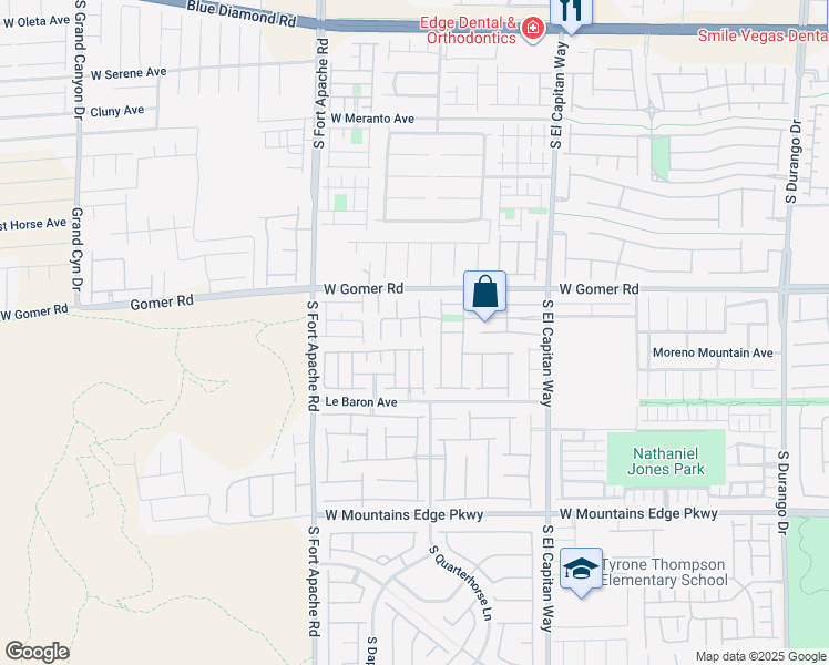 map of restaurants, bars, coffee shops, grocery stores, and more near 9773 Bedstraw Street in Las Vegas