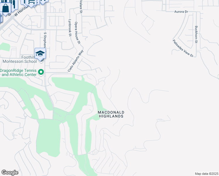 map of restaurants, bars, coffee shops, grocery stores, and more near 431 Tranquil Peak Court in Henderson