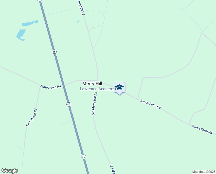 map of restaurants, bars, coffee shops, grocery stores, and more near 138 Avoca Farm Road in Merry Hill