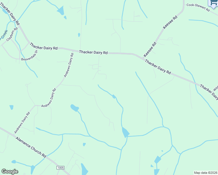 map of restaurants, bars, coffee shops, grocery stores, and more near 3625 Basington Road in Greensboro