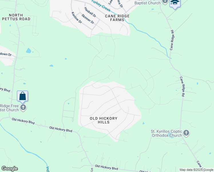 map of restaurants, bars, coffee shops, grocery stores, and more near 8633 Lawson Drive in Nashville
