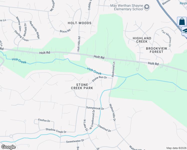 map of restaurants, bars, coffee shops, grocery stores, and more near 108 Holt Branch Court in Nashville
