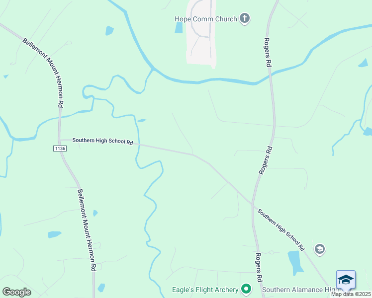 map of restaurants, bars, coffee shops, grocery stores, and more near 2900-2998 Milton Holt Lane in Burlington
