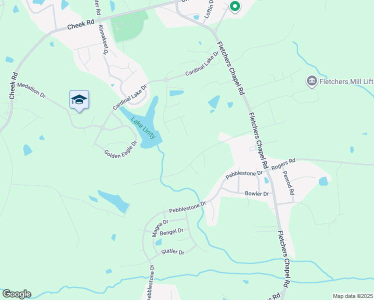 map of restaurants, bars, coffee shops, grocery stores, and more near 3721 Brightwood Lane in Durham