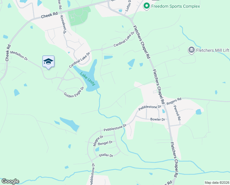 map of restaurants, bars, coffee shops, grocery stores, and more near 3721 Brightwood Lane in Durham