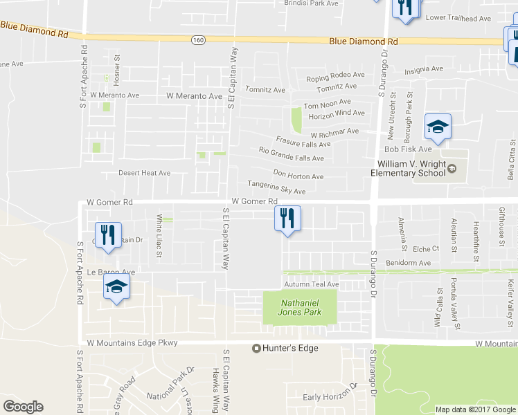 map of restaurants, bars, coffee shops, grocery stores, and more near 8912 Oceanside Slopes Avenue in Las Vegas