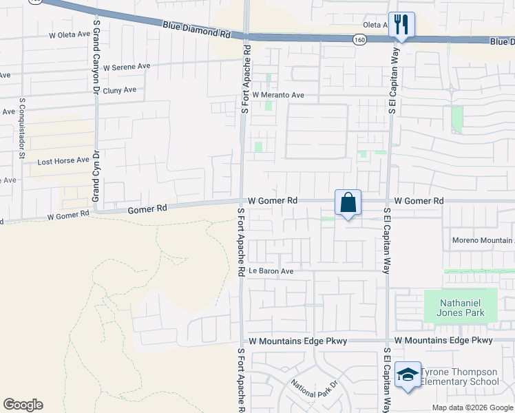 map of restaurants, bars, coffee shops, grocery stores, and more near 9372 Netherfield Avenue in Las Vegas