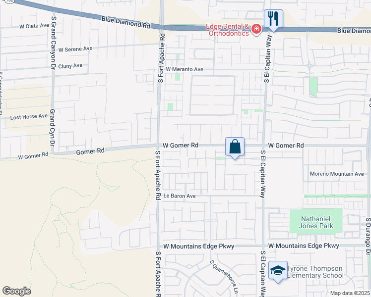 map of restaurants, bars, coffee shops, grocery stores, and more near 9713 Rocket Grove Court in Las Vegas
