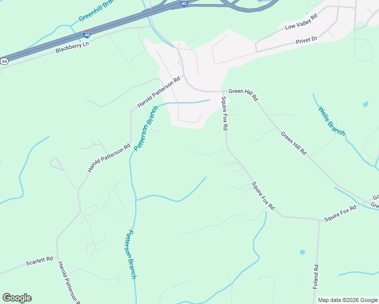 map of restaurants, bars, coffee shops, grocery stores, and more near 1469 Squire Fox Road in Dandridge