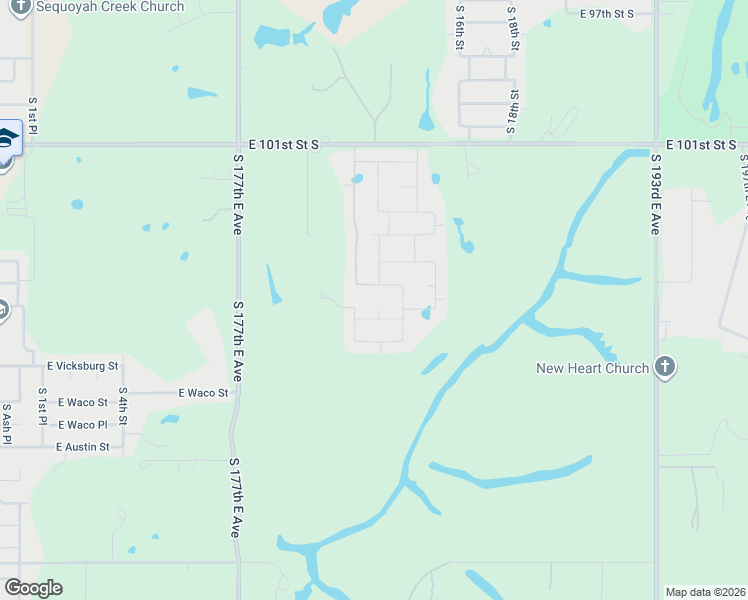 map of restaurants, bars, coffee shops, grocery stores, and more near 4002 S 13th Court in Broken Arrow