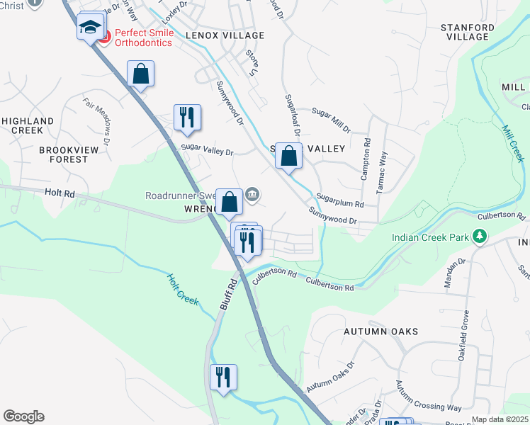 map of restaurants, bars, coffee shops, grocery stores, and more near 6768 Sugar Hill Drive in Nashville