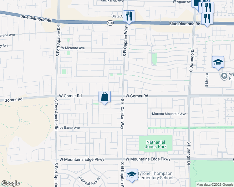 map of restaurants, bars, coffee shops, grocery stores, and more near 9031 Jumping Jacks Avenue in Las Vegas