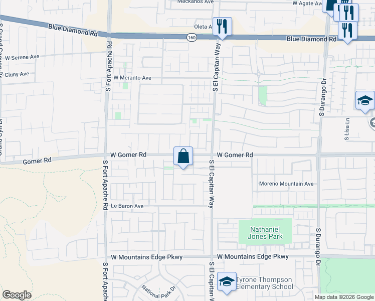map of restaurants, bars, coffee shops, grocery stores, and more near 9091 Jumping Jacks Avenue in Las Vegas