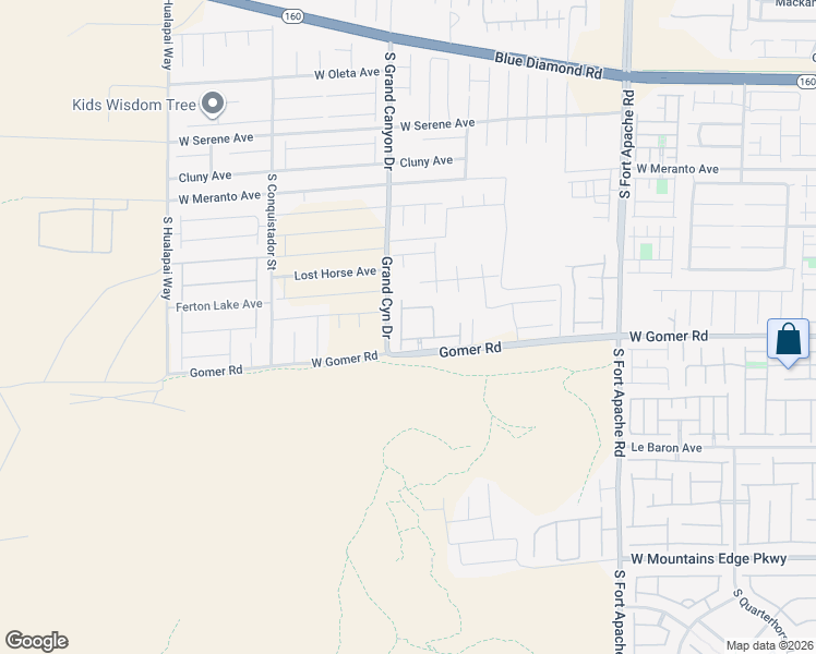 map of restaurants, bars, coffee shops, grocery stores, and more near Barnsley Point Street in Las Vegas