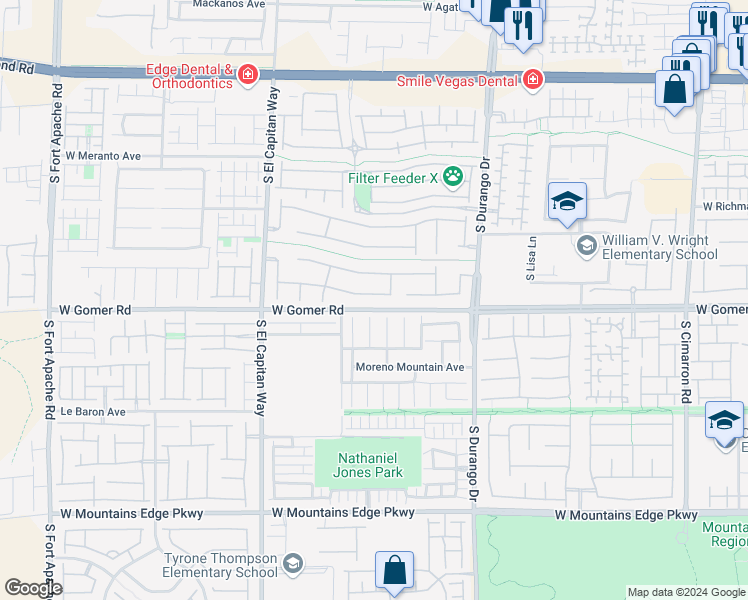 map of restaurants, bars, coffee shops, grocery stores, and more near 8819 Tangerine Sky Avenue in Las Vegas