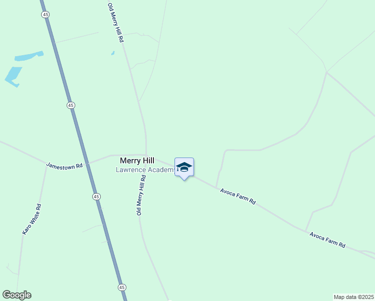 map of restaurants, bars, coffee shops, grocery stores, and more near 145 Avoca Farm Road in Merry Hill