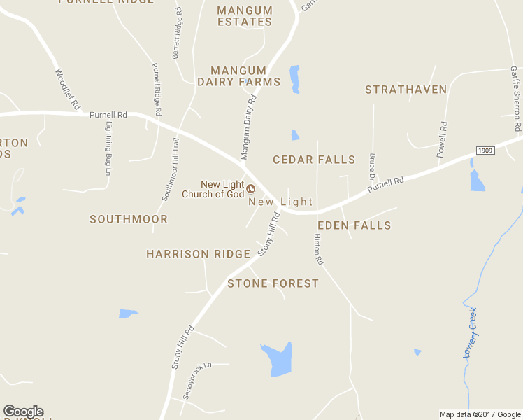 map of restaurants, bars, coffee shops, grocery stores, and more near 4505 Purnell Road in Wake Forest