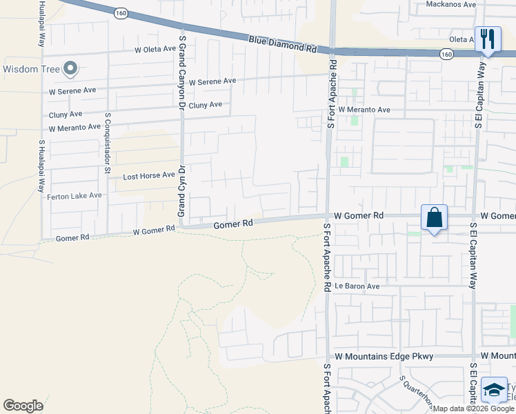 map of restaurants, bars, coffee shops, grocery stores, and more near 9665 Durham Ranch Street in Las Vegas