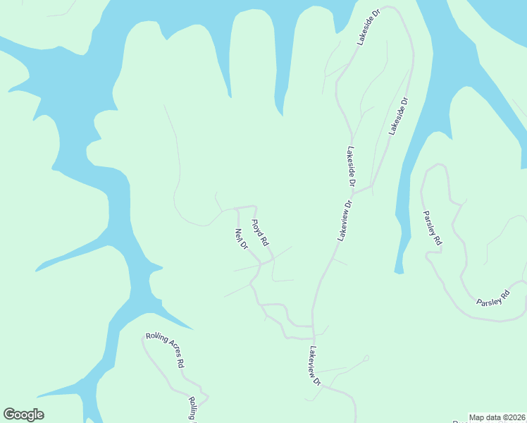 map of restaurants, bars, coffee shops, grocery stores, and more near 398 Floyd Road in Smithville
