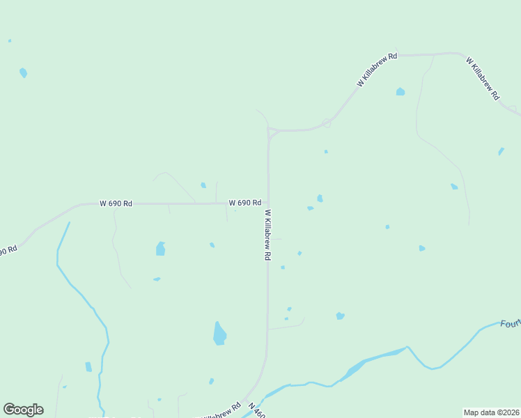 map of restaurants, bars, coffee shops, grocery stores, and more near 12886-12998 West 690 Road in Hulbert