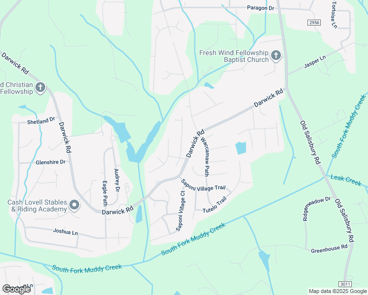 map of restaurants, bars, coffee shops, grocery stores, and more near 2074 Craver Meadows Drive in Winston-Salem
