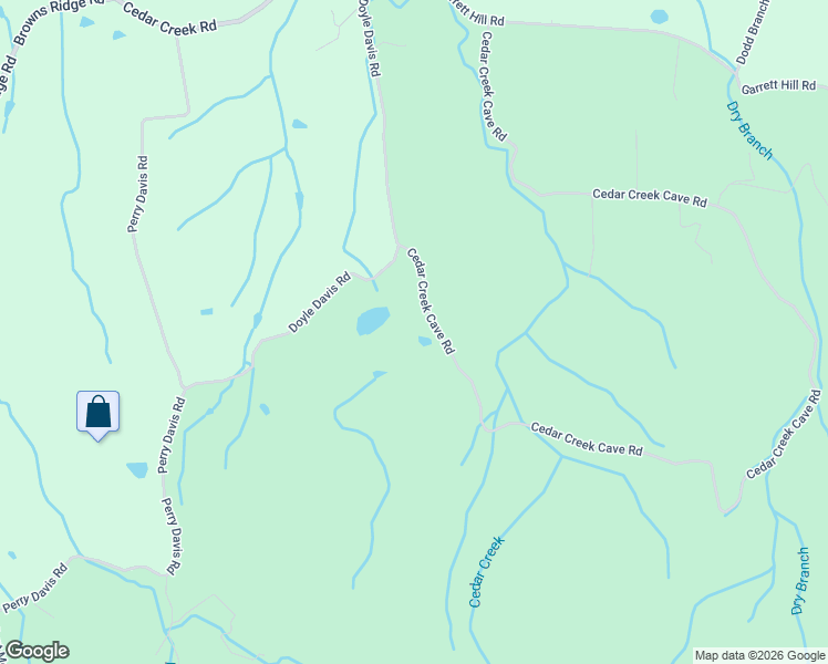 map of restaurants, bars, coffee shops, grocery stores, and more near 2511 Cedar Creek Cave Road in Greeneville