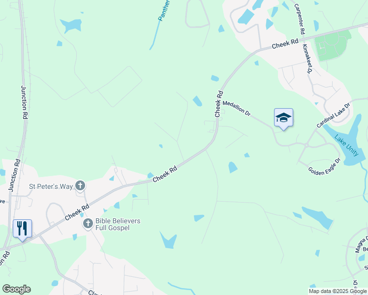 map of restaurants, bars, coffee shops, grocery stores, and more near 1208 Benbow Drive in Durham