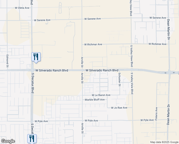 map of restaurants, bars, coffee shops, grocery stores, and more near 4328 Tallow Falls Avenue in Las Vegas