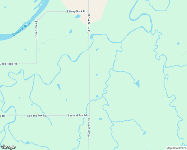 map of restaurants, bars, coffee shops, grocery stores, and more near 3315 North Oak Grove Road in Cushing